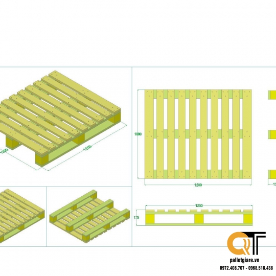 pallet gỗ tràm mới 